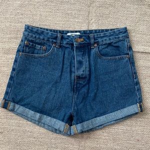 High waisted mom short
